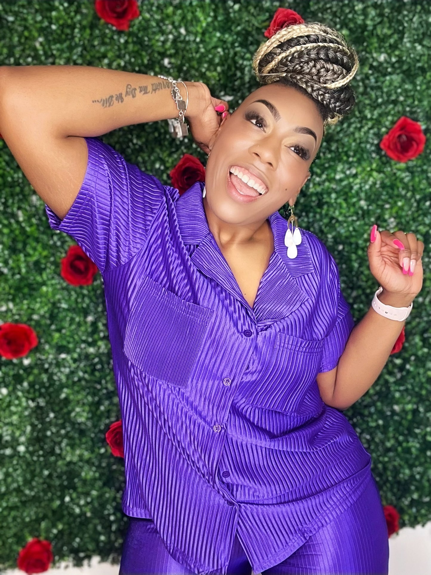 Purple Swag Girl Set