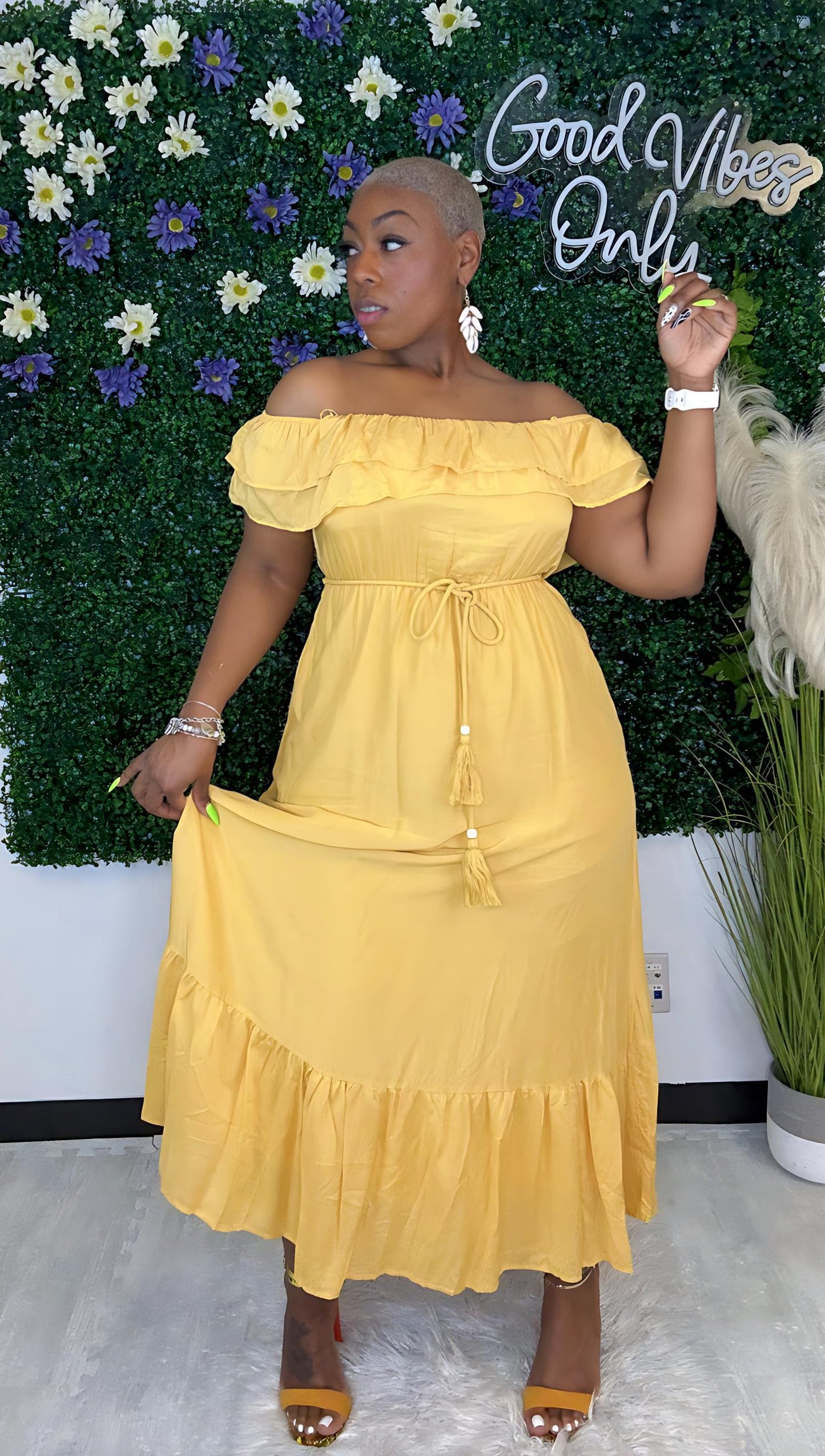 Golden Girl Sundress