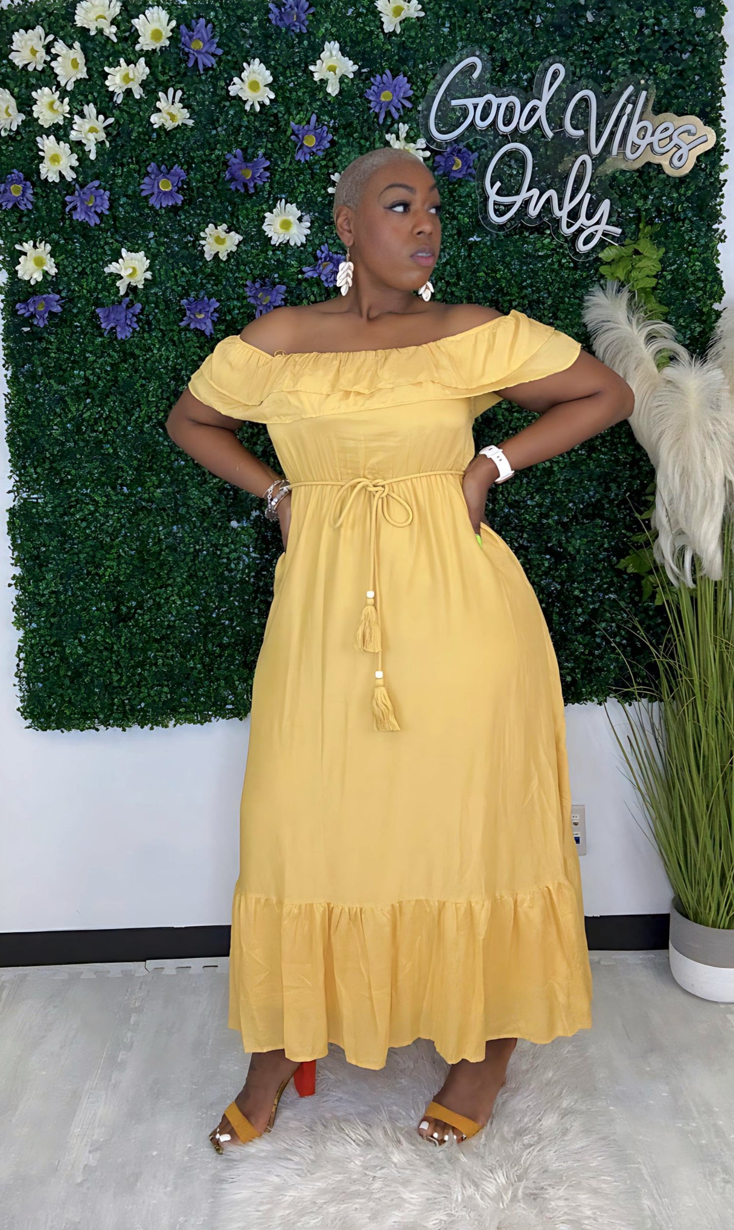 Golden Girl Sundress