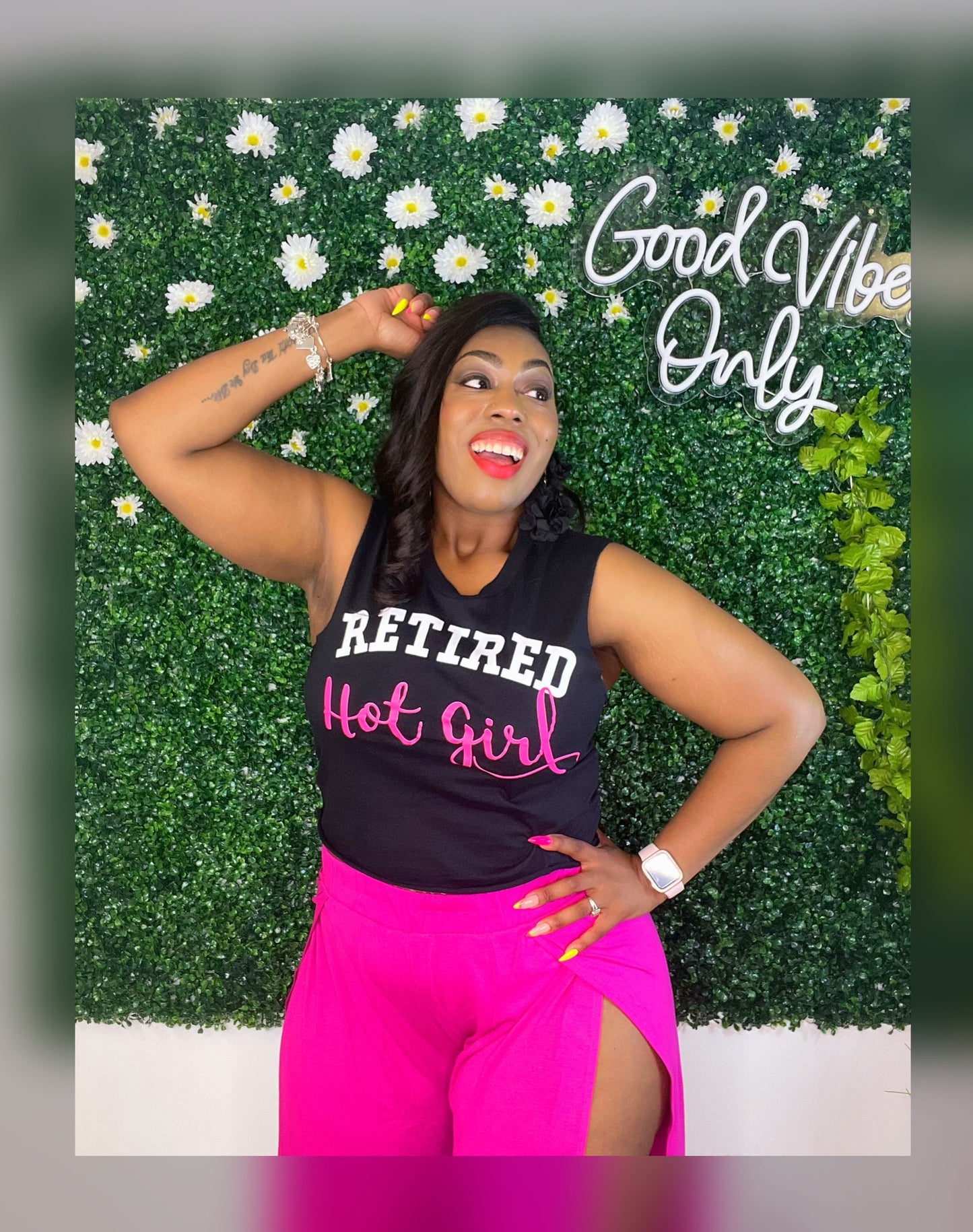 Retired Hot Girl Tee -Cropped