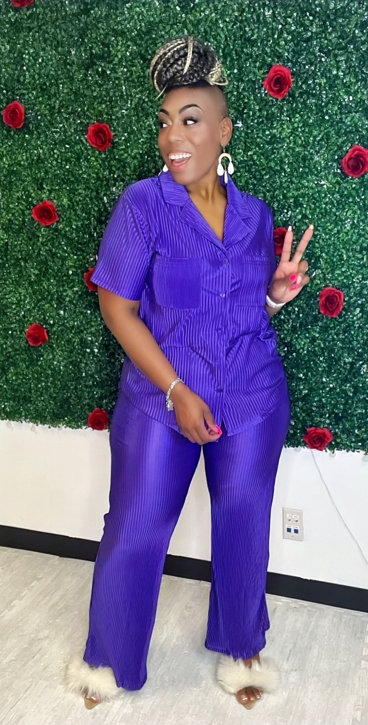 Purple Swag Girl Set