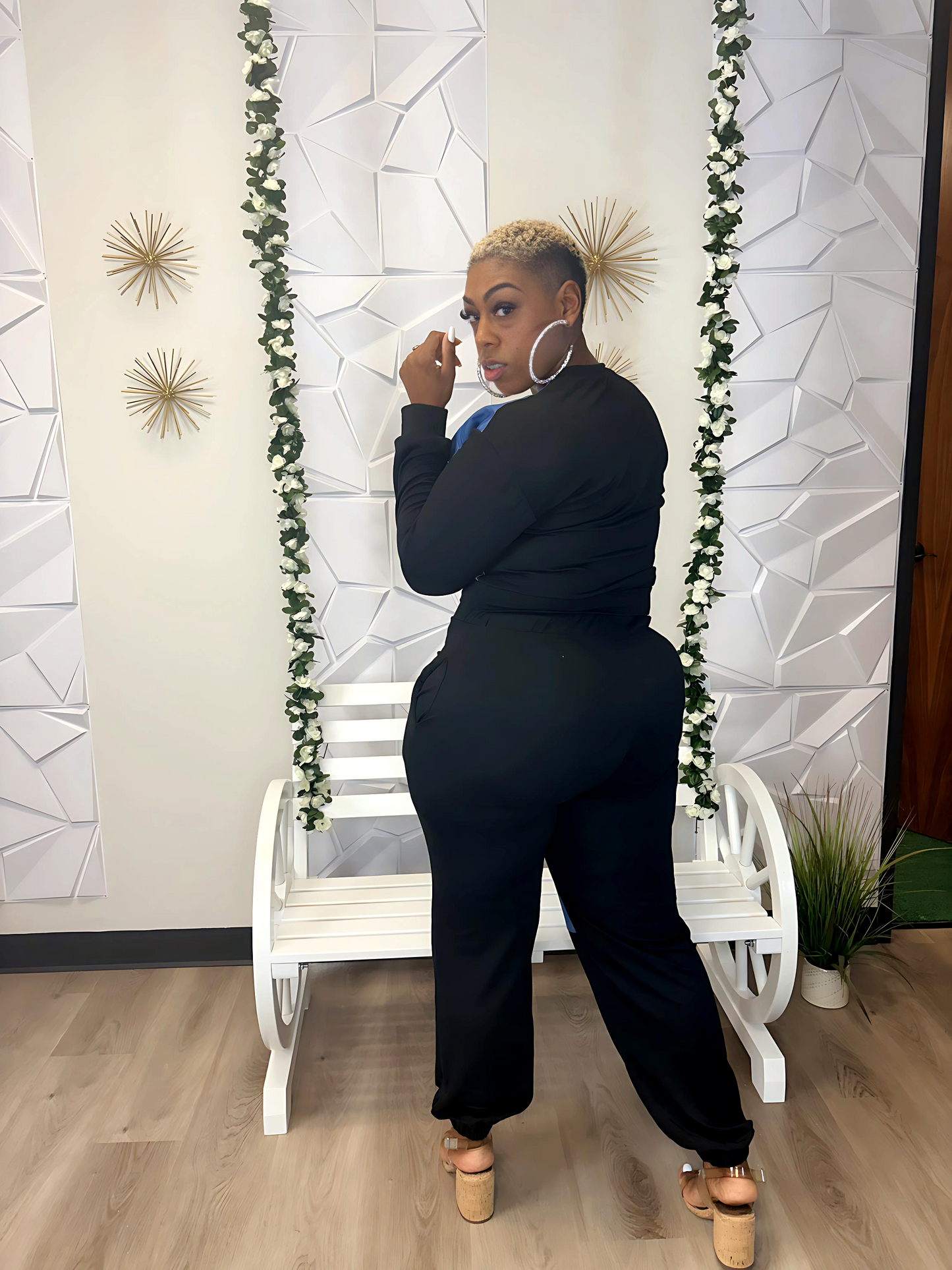 Denim Beauty Pant Set