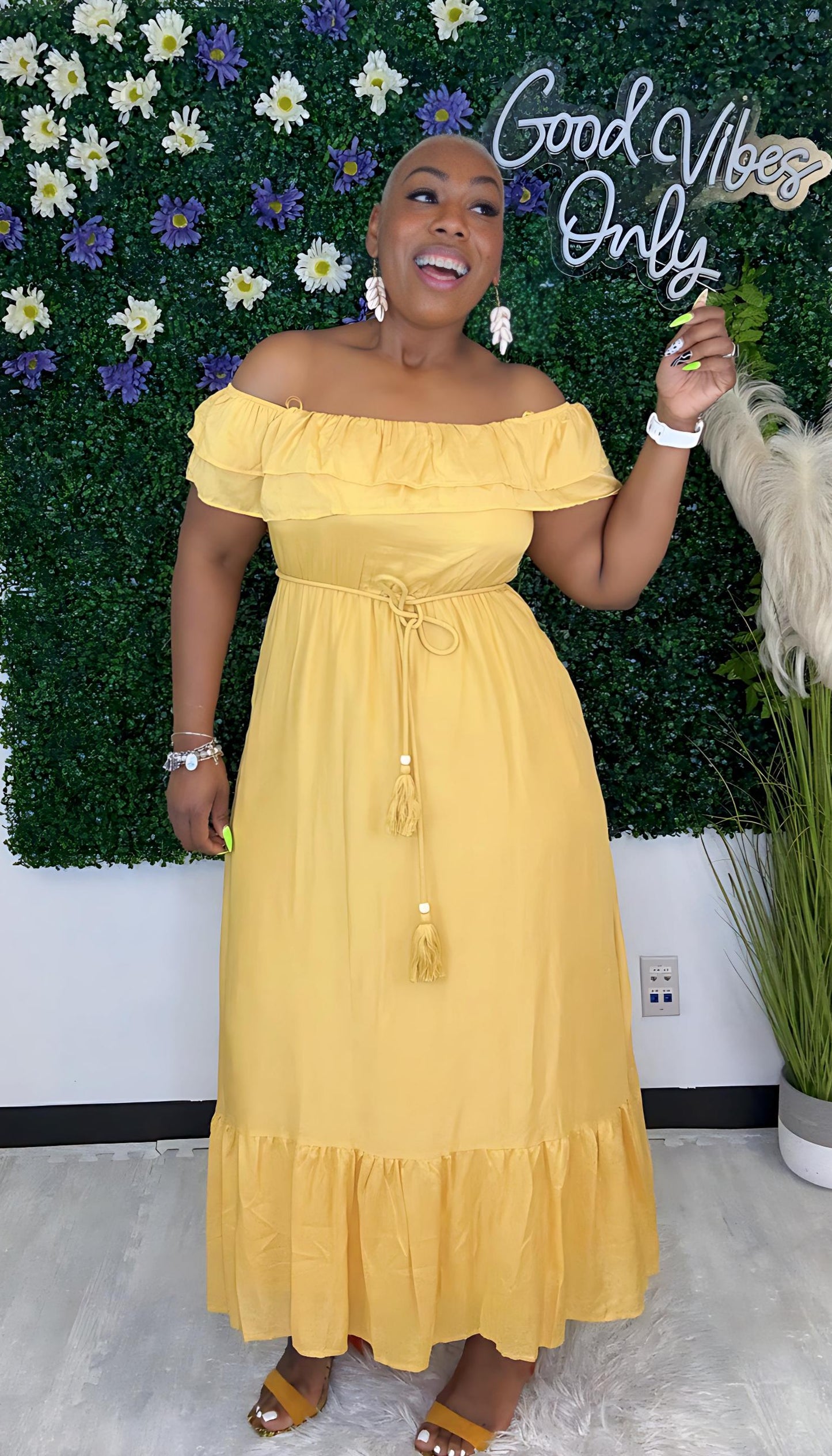 Golden Girl Sundress