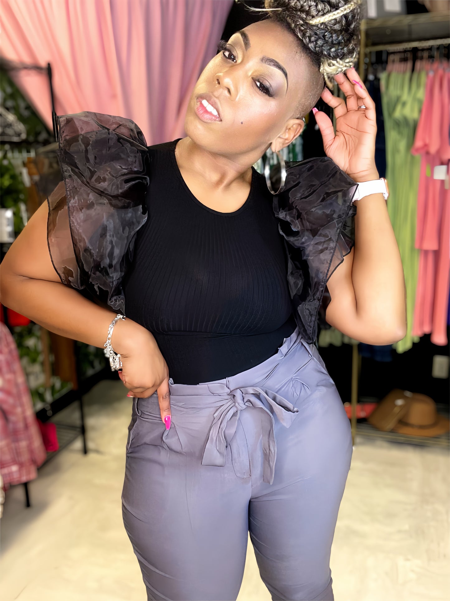 Prissy Sleeved Bodysuit