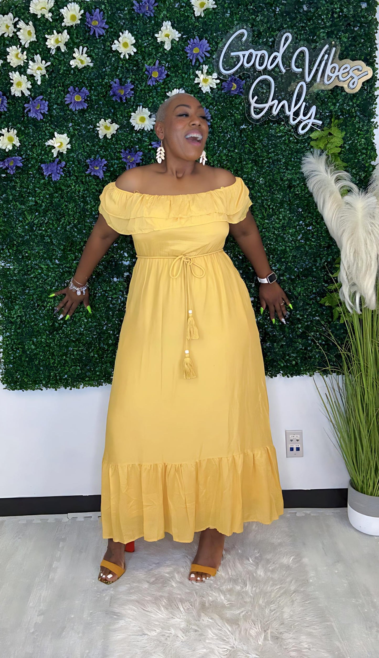 Golden Girl Sundress
