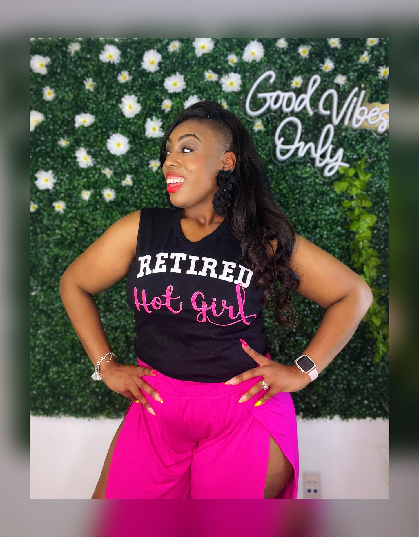 Retired Hot Girl Tee -Cropped