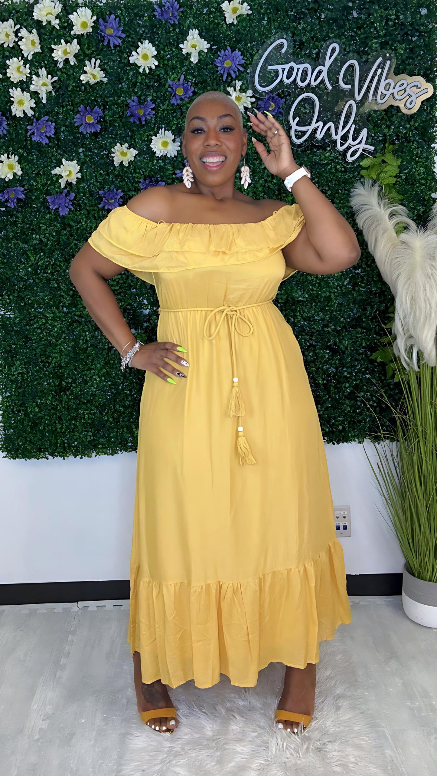 Golden Girl Sundress