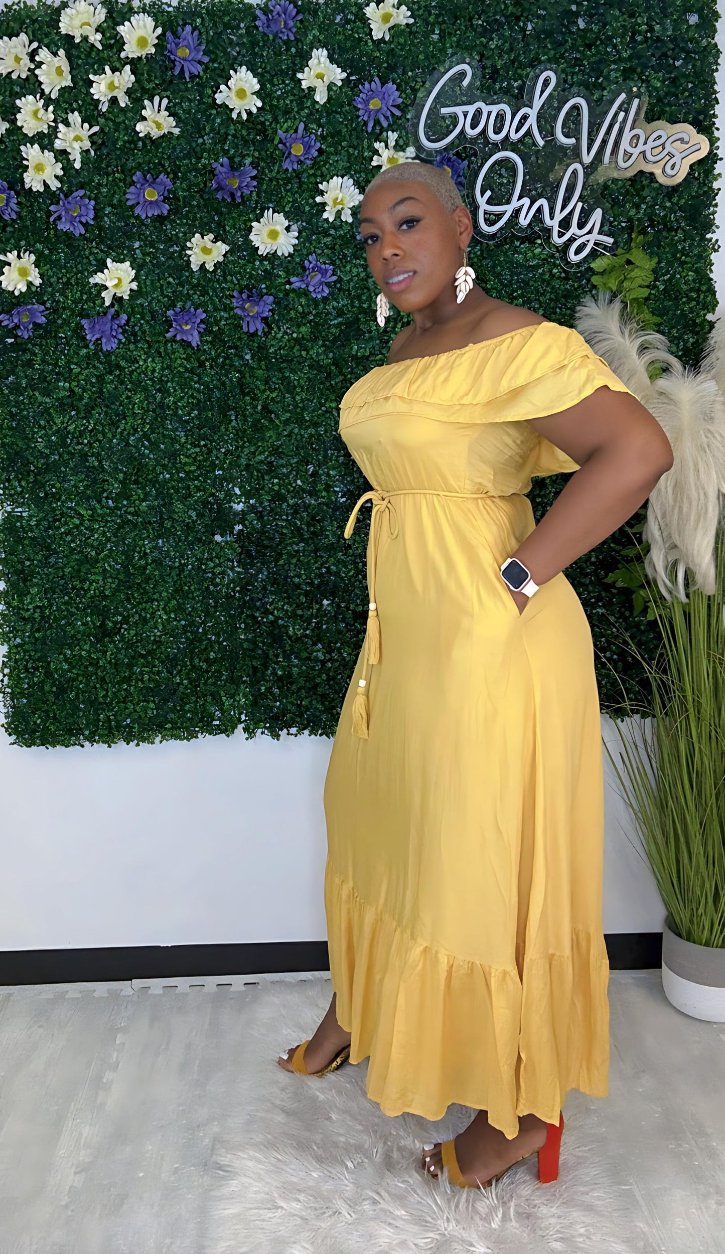 Golden Girl Sundress