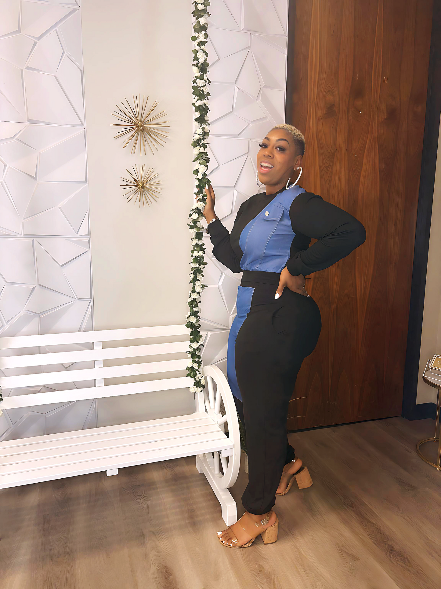 Denim Beauty Pant Set