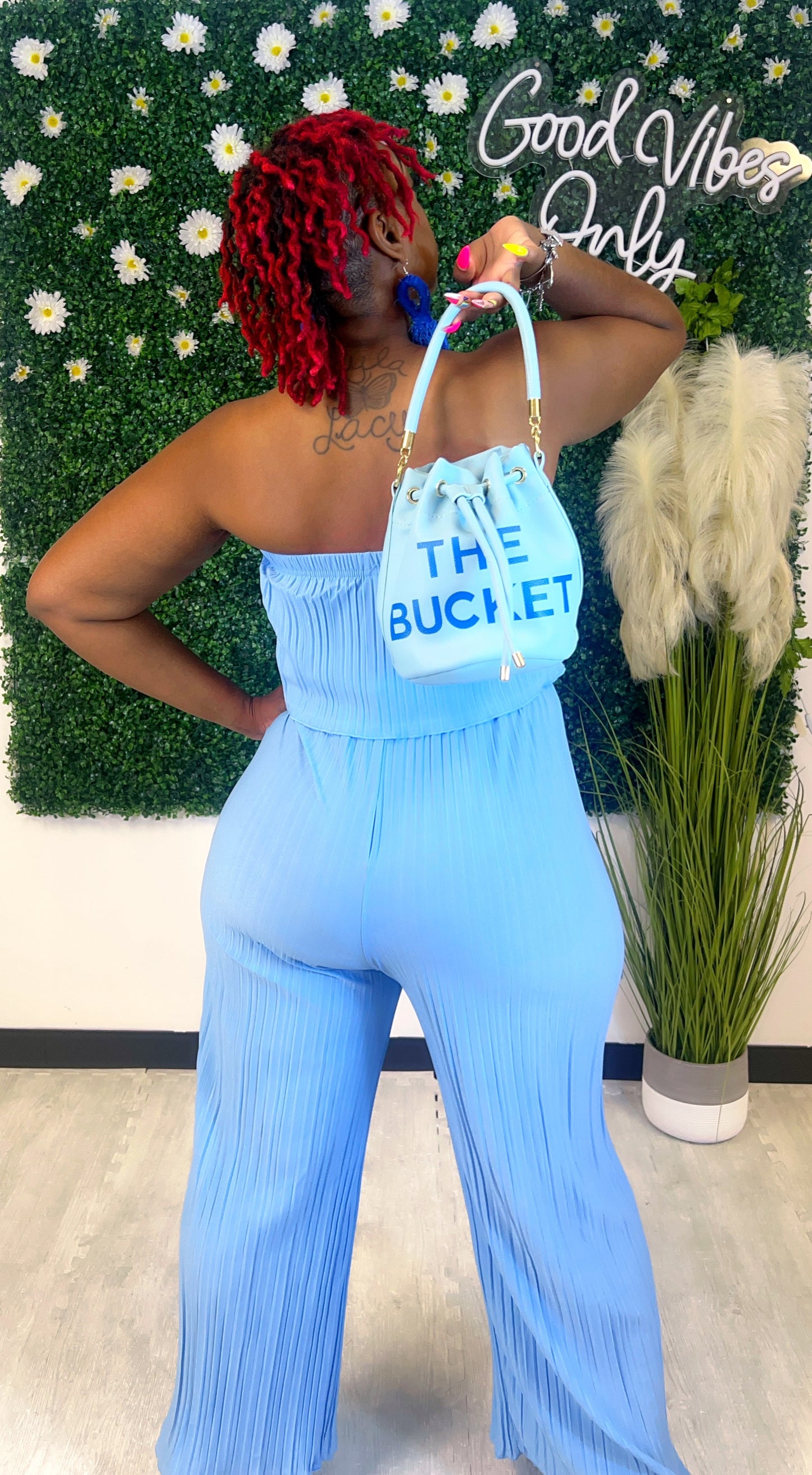 “The Bucket” -Blue