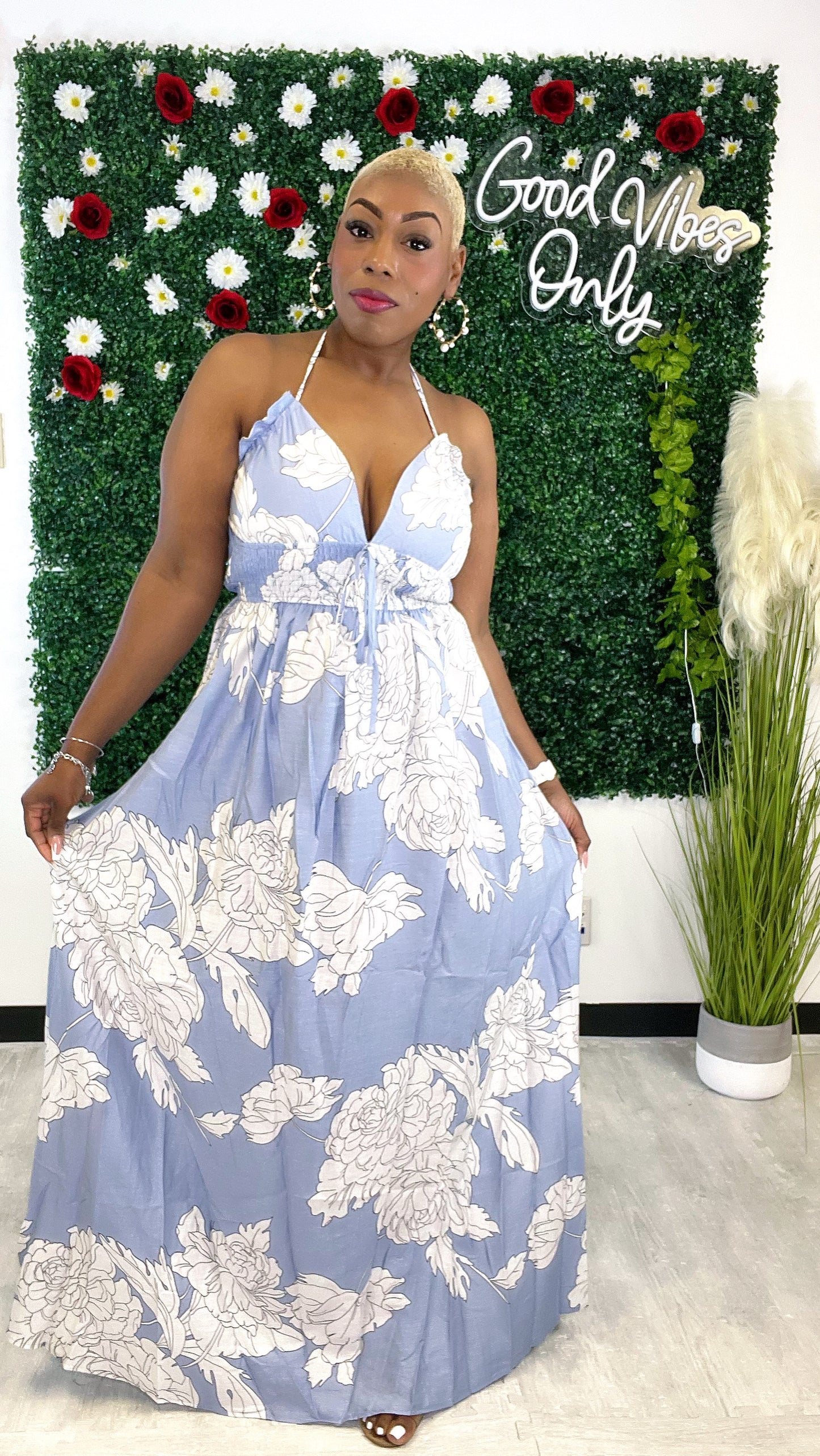 Royalty Floral Sundress