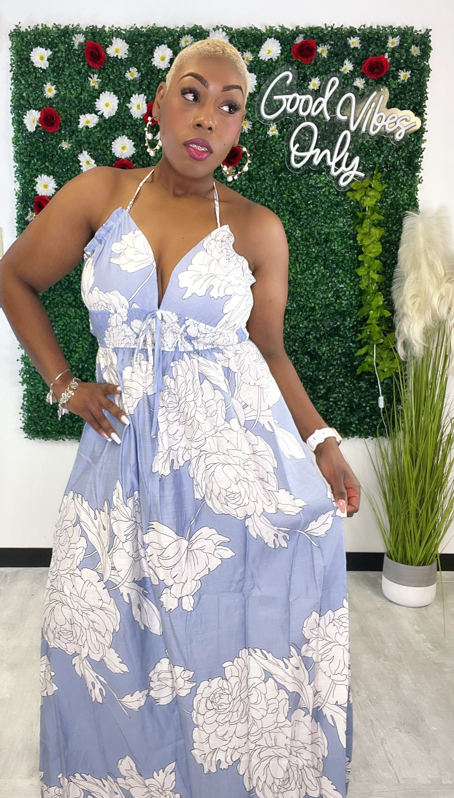 Royalty Floral Sundress