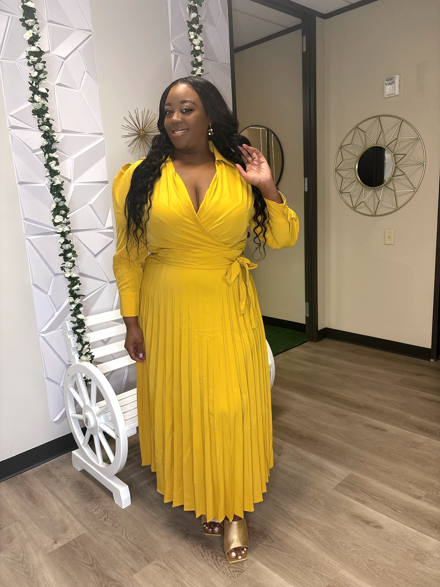 Lemon in Elegance Dress