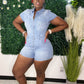 Lily Denim Romper
