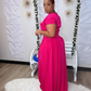Magenta Beauty Skirt Set
