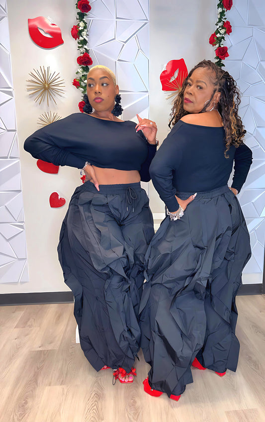 Top Tier Bottoms - Black