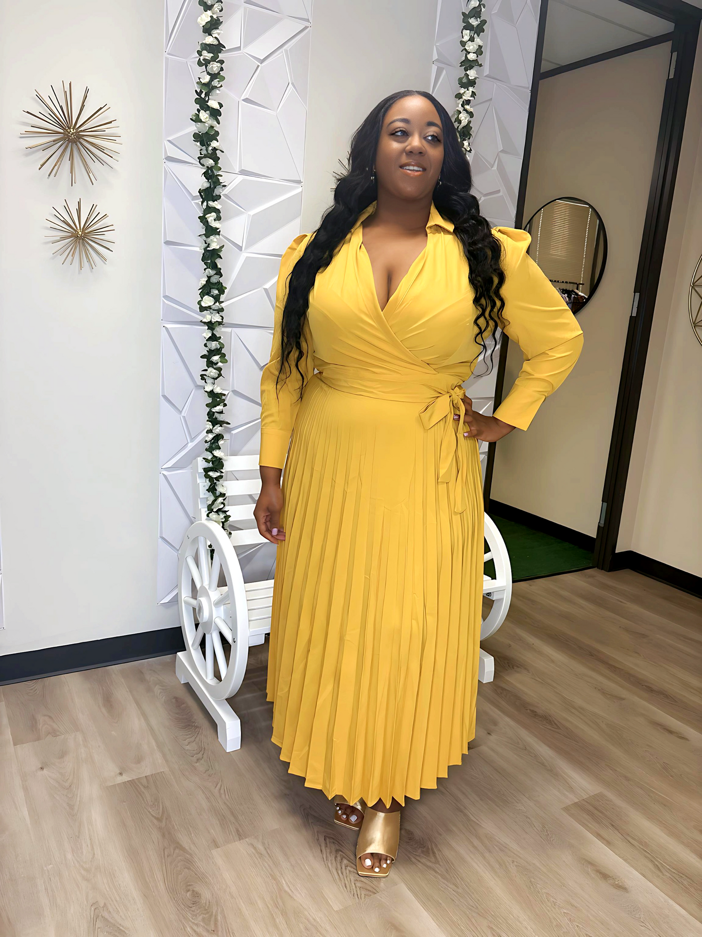 Lemon in Elegance Dress