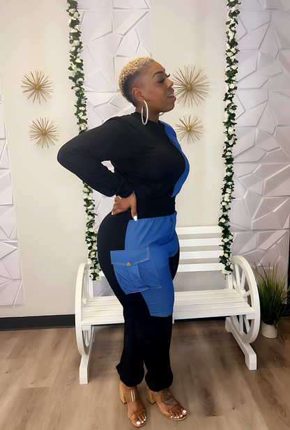 Denim Beauty Pant Set