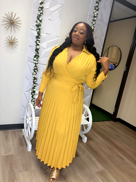 Lemon in Elegance Dress