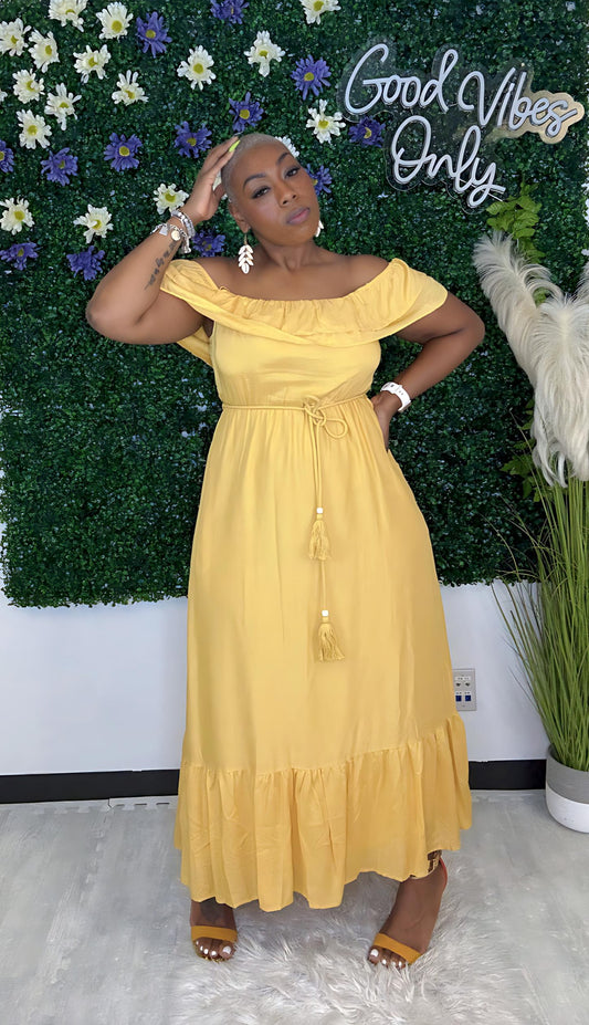 Golden Girl Sundress