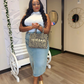 Inside Out Denim Skirt