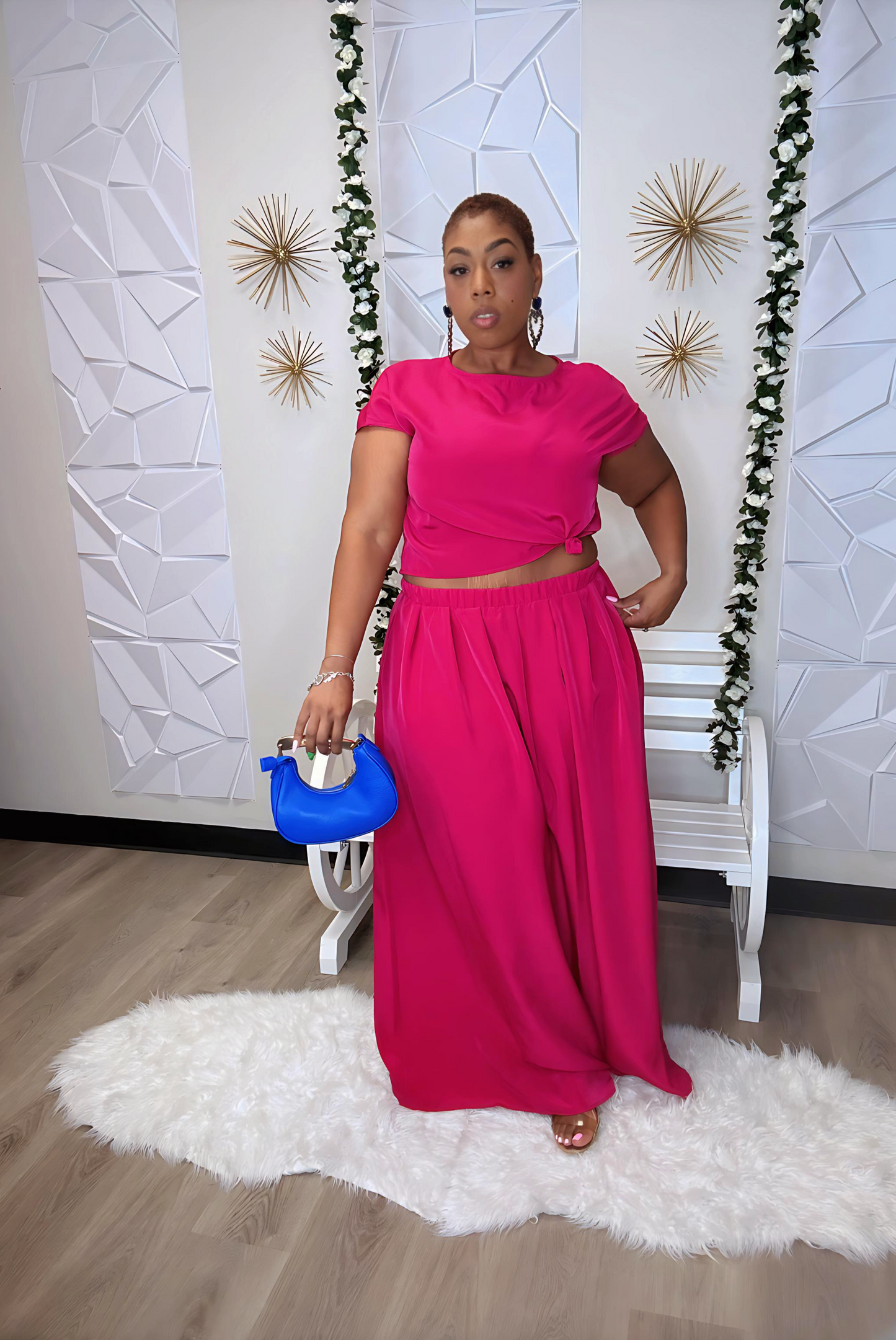 Magenta Beauty Skirt Set