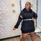 Little Black Hoodie Dress