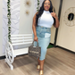 Inside Out Denim Skirt