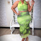 Sensational Lime Skirt Set