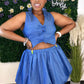 Blooming Skirt Set - Denim