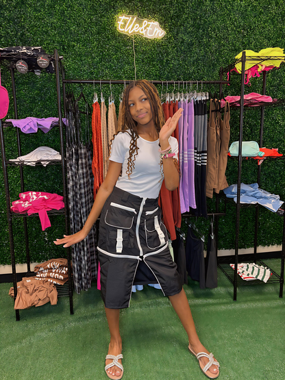 2 in 1 Cargo Skirt
