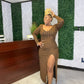 Jazzed High-Split Dress